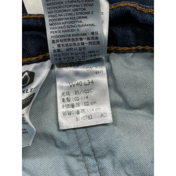 Levi's Jeans Mens 40x34 Blue 569 Loose Fit Straight Leg Medium Wash Denim - Picture 14 of 15